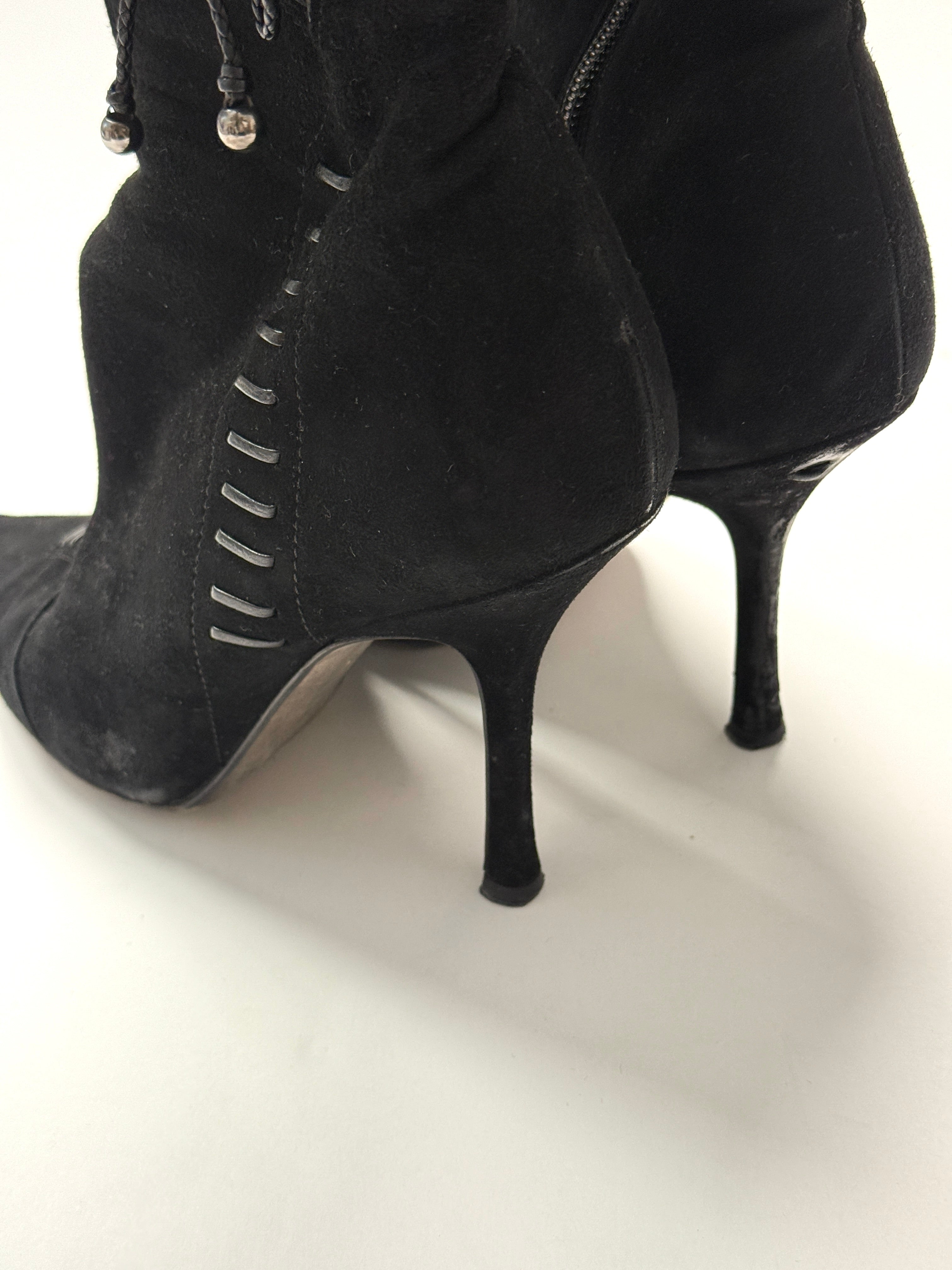 Jimmy Choo Suede Lace Up Boots • EU 38