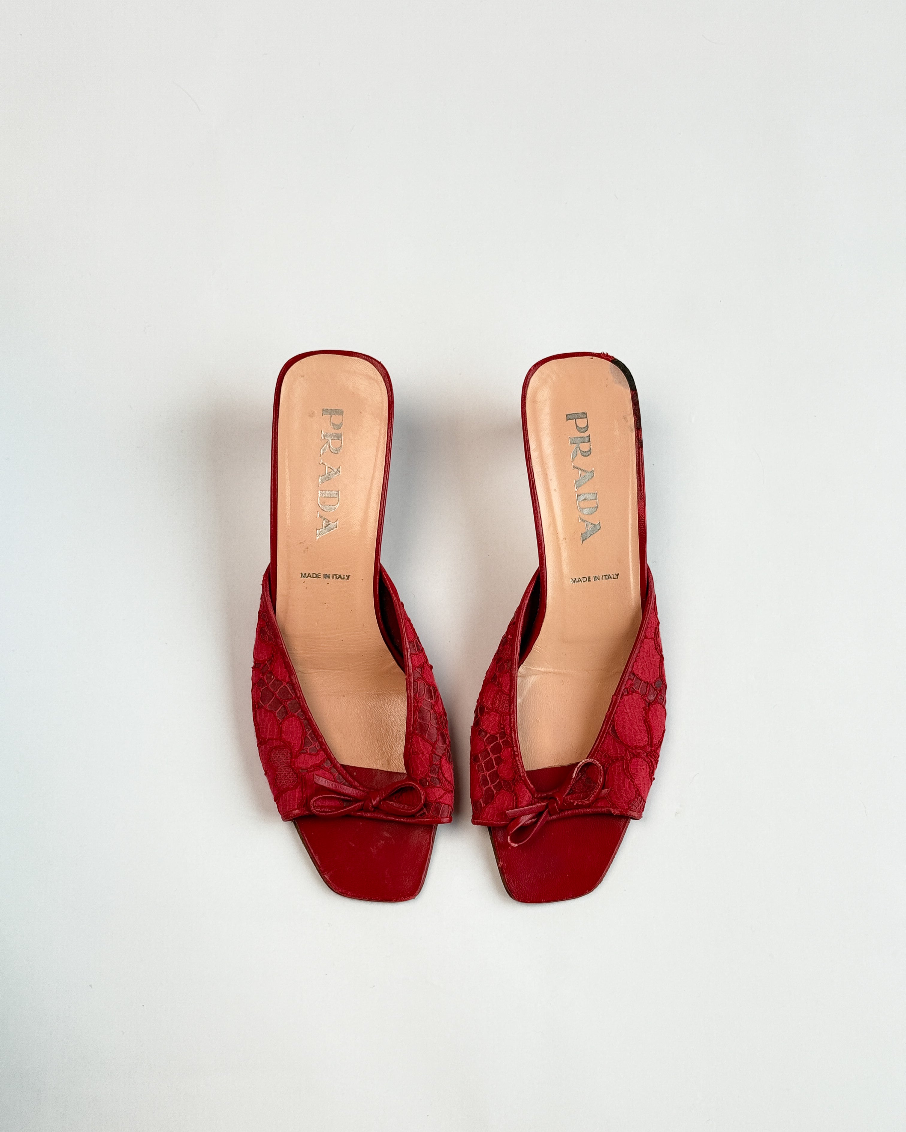 Prada Lace Kitten Heels • EU 38