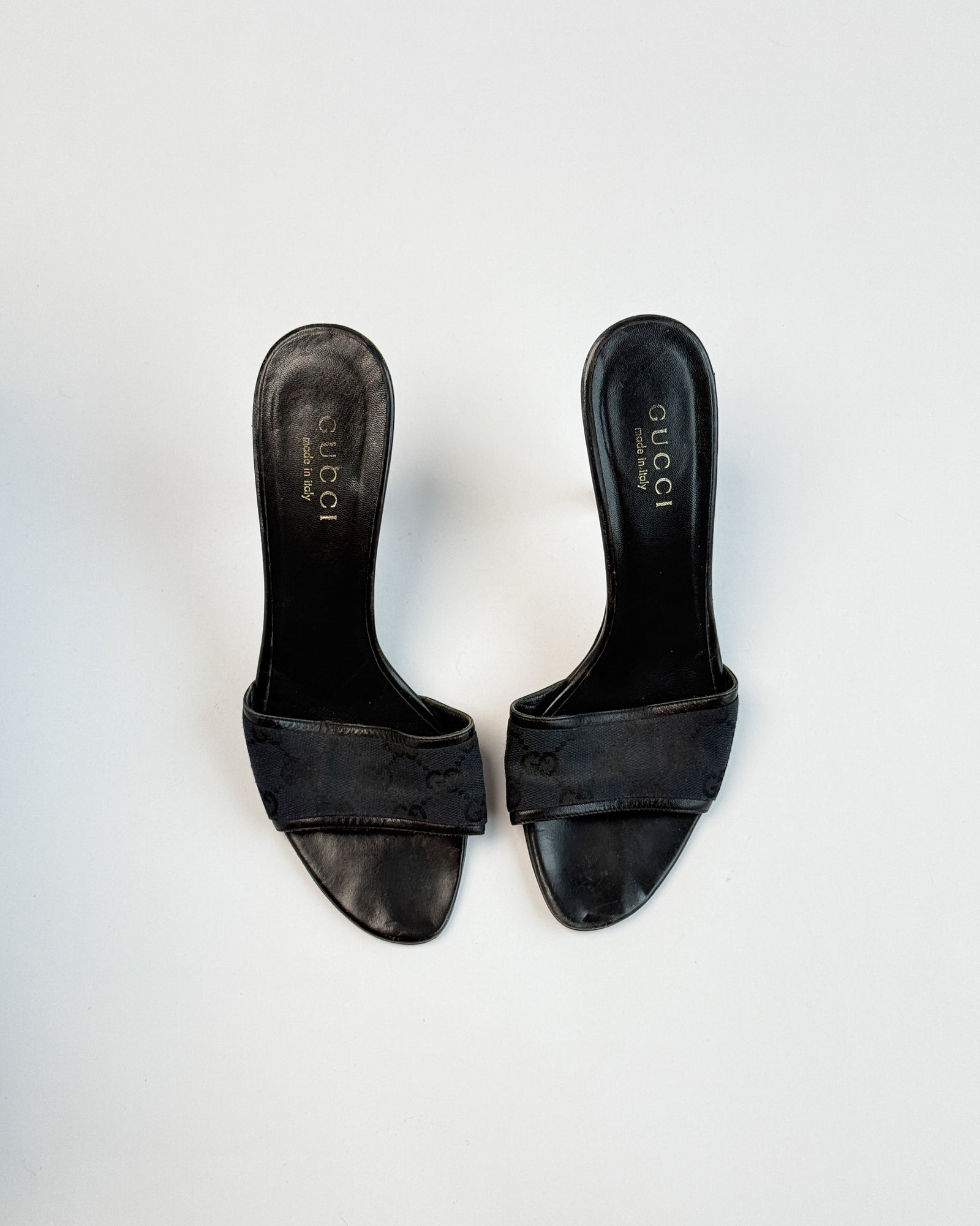 Gucci Monogram Mules