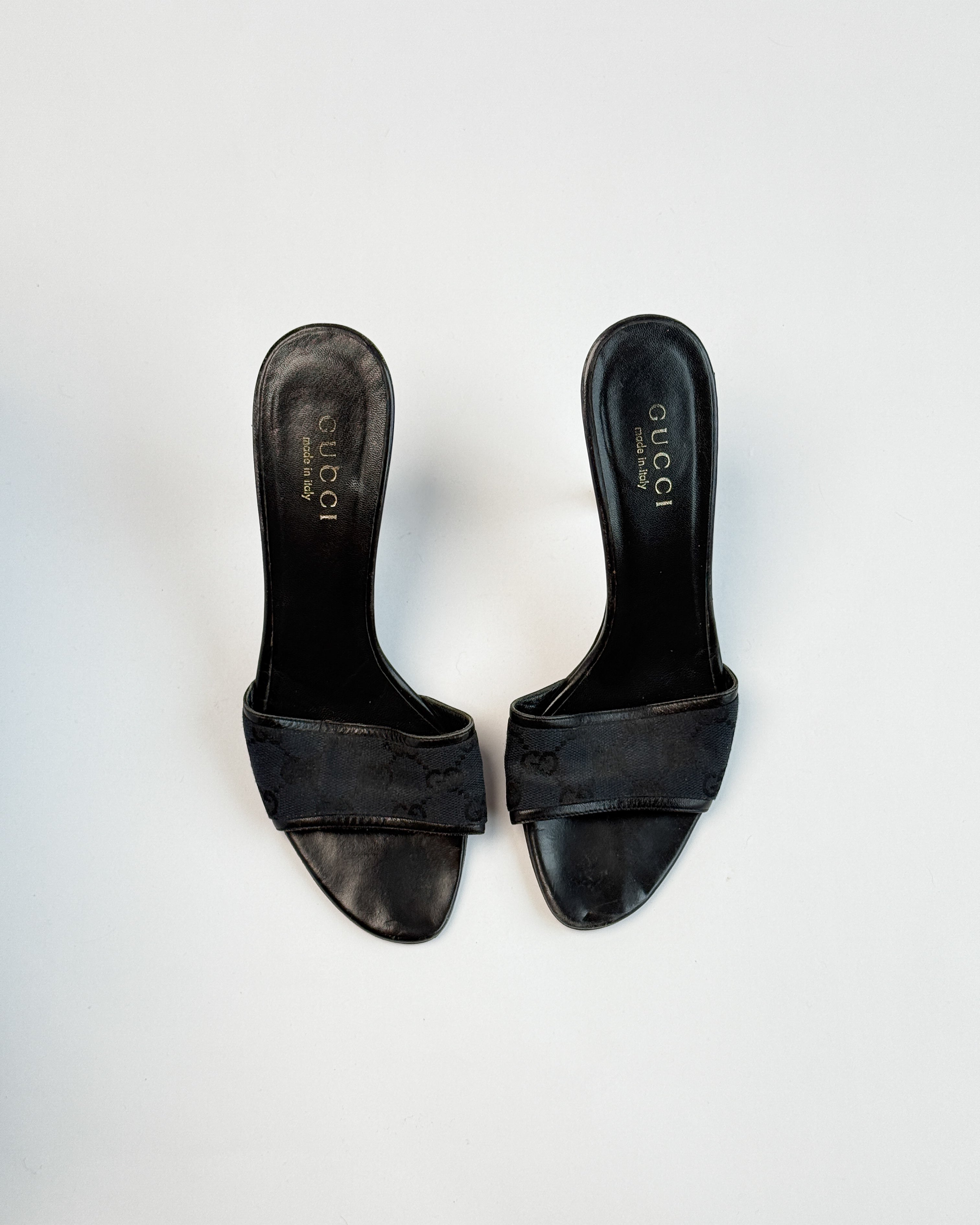 Gucci Monogram Mules • EU38