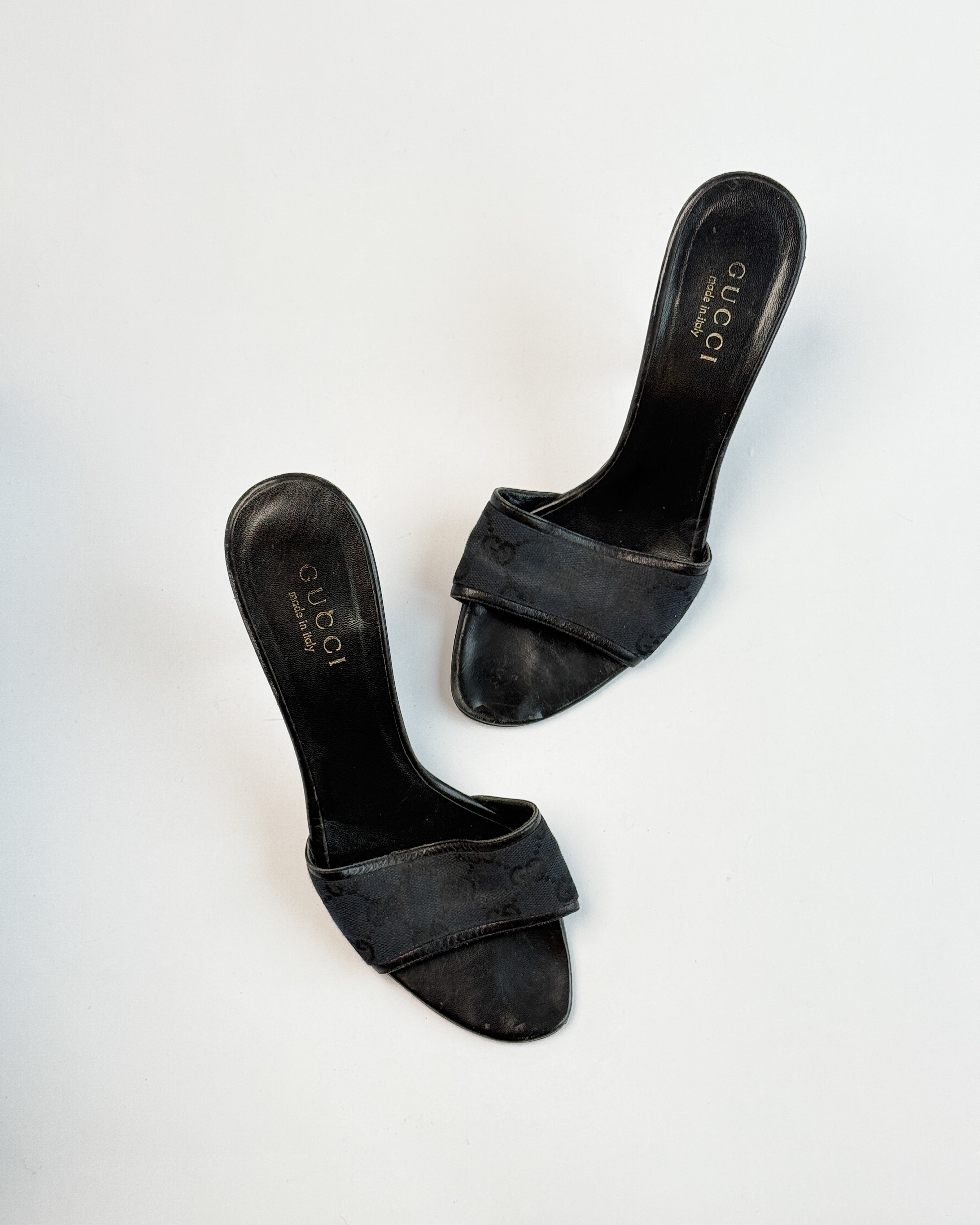 Gucci Monogram Mules • EU38