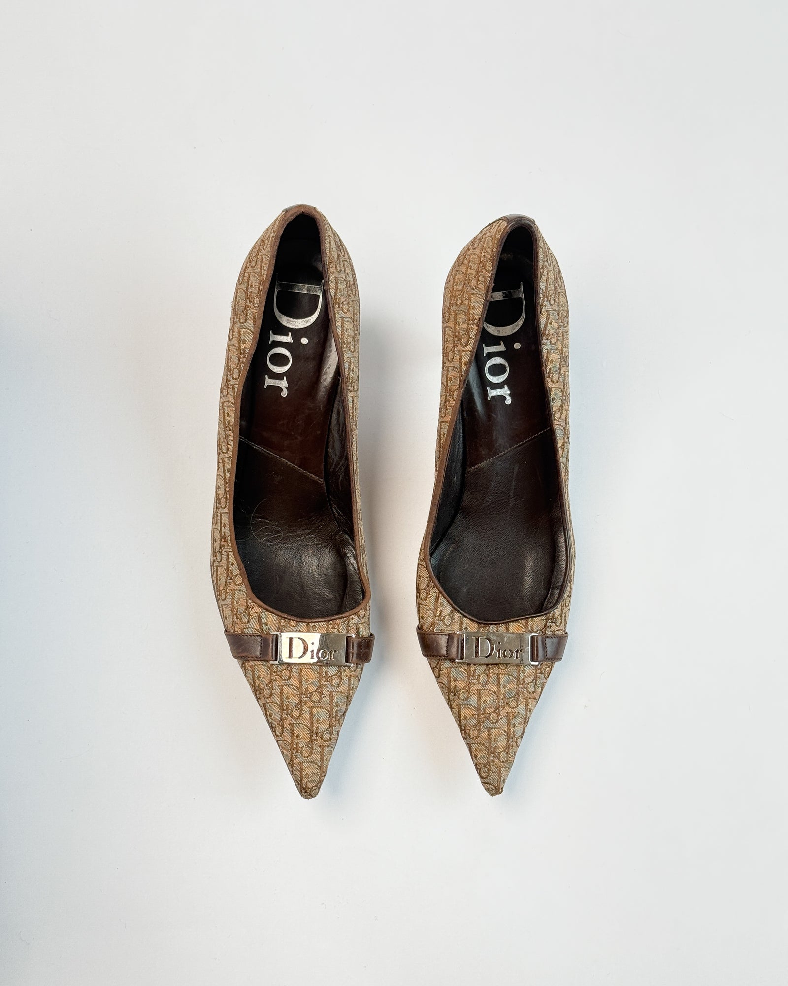 Dior Monogram Court Heels