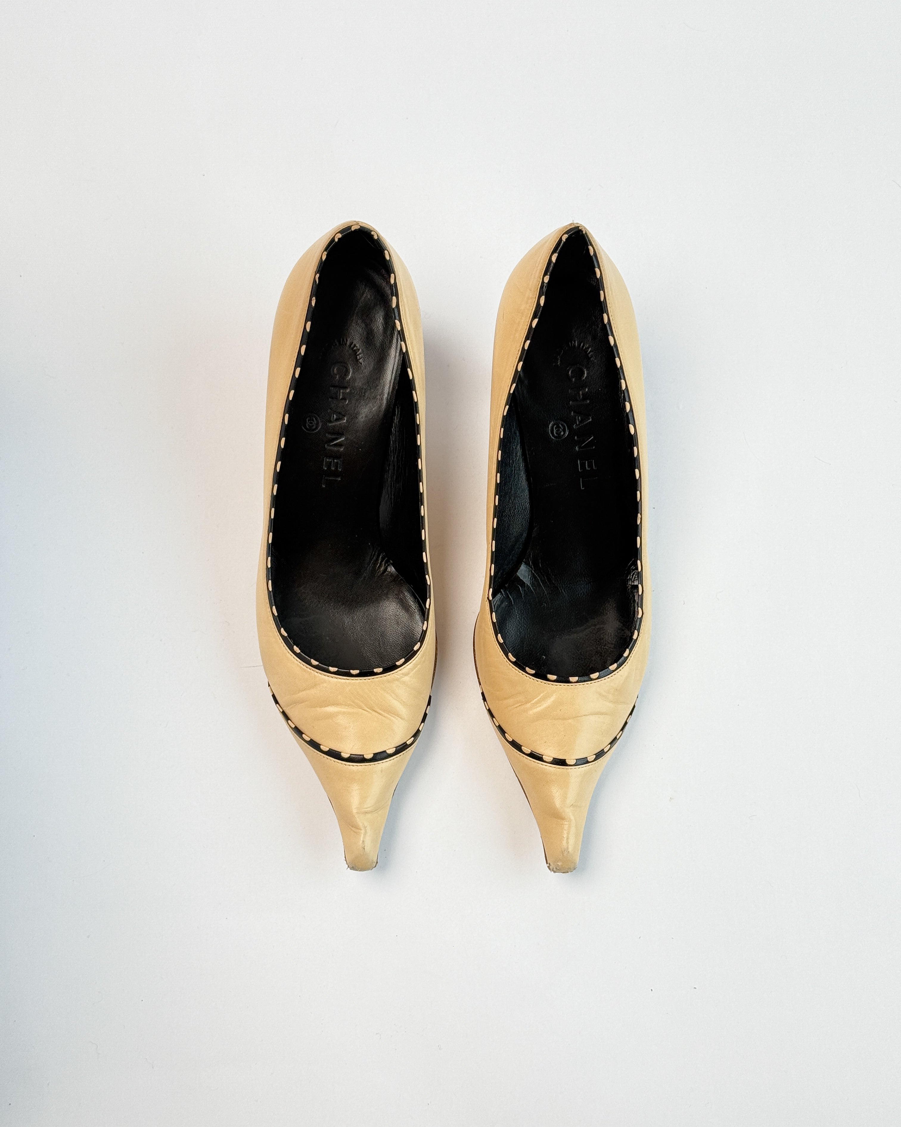 Chanel Leather Court Heels