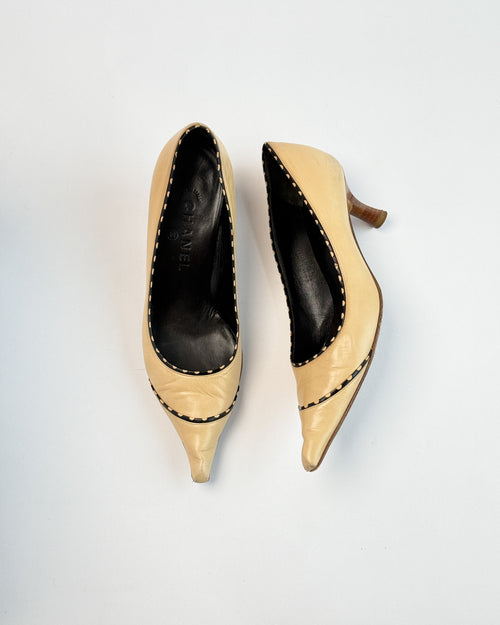 Chanel Leather Court Heels • EU 38