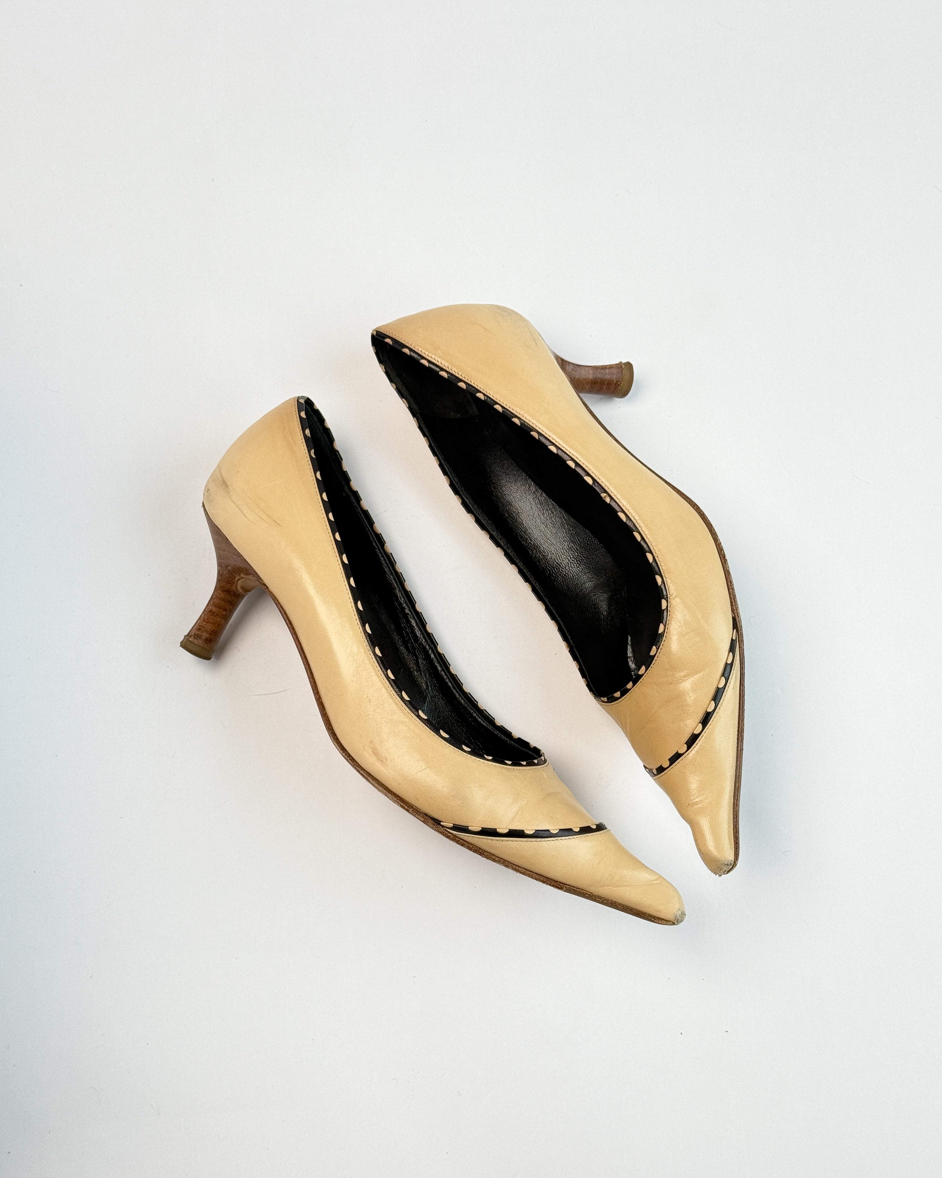 Chanel Leather Court Heels