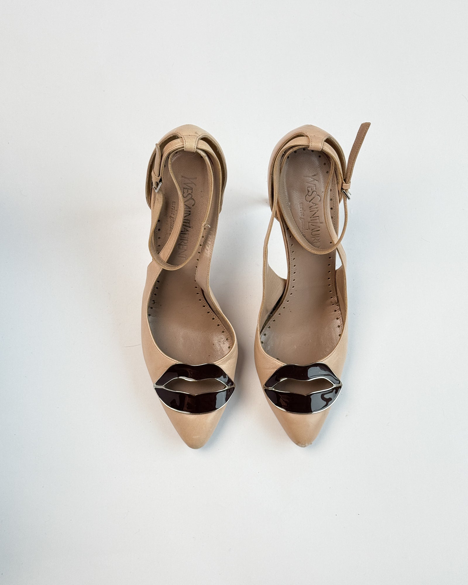 Yves Saint Laurent "Dali" Lip High Heels