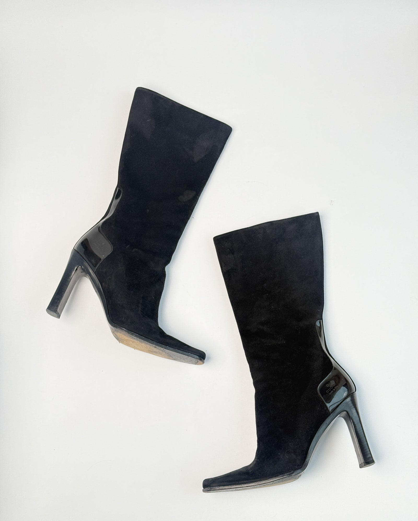 Gucci Black Suede Boots