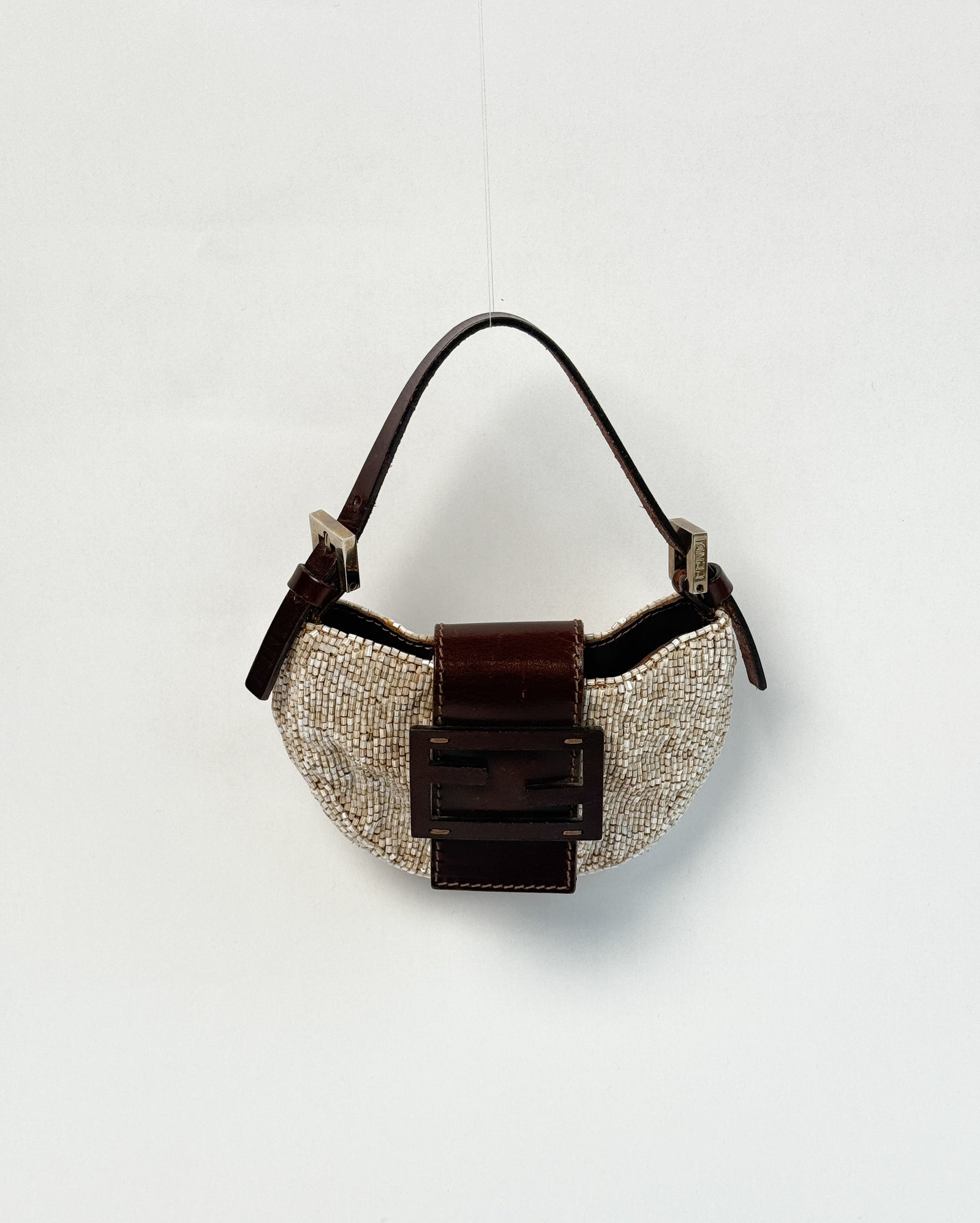 Fendi Beaded Mini Croissant Bag