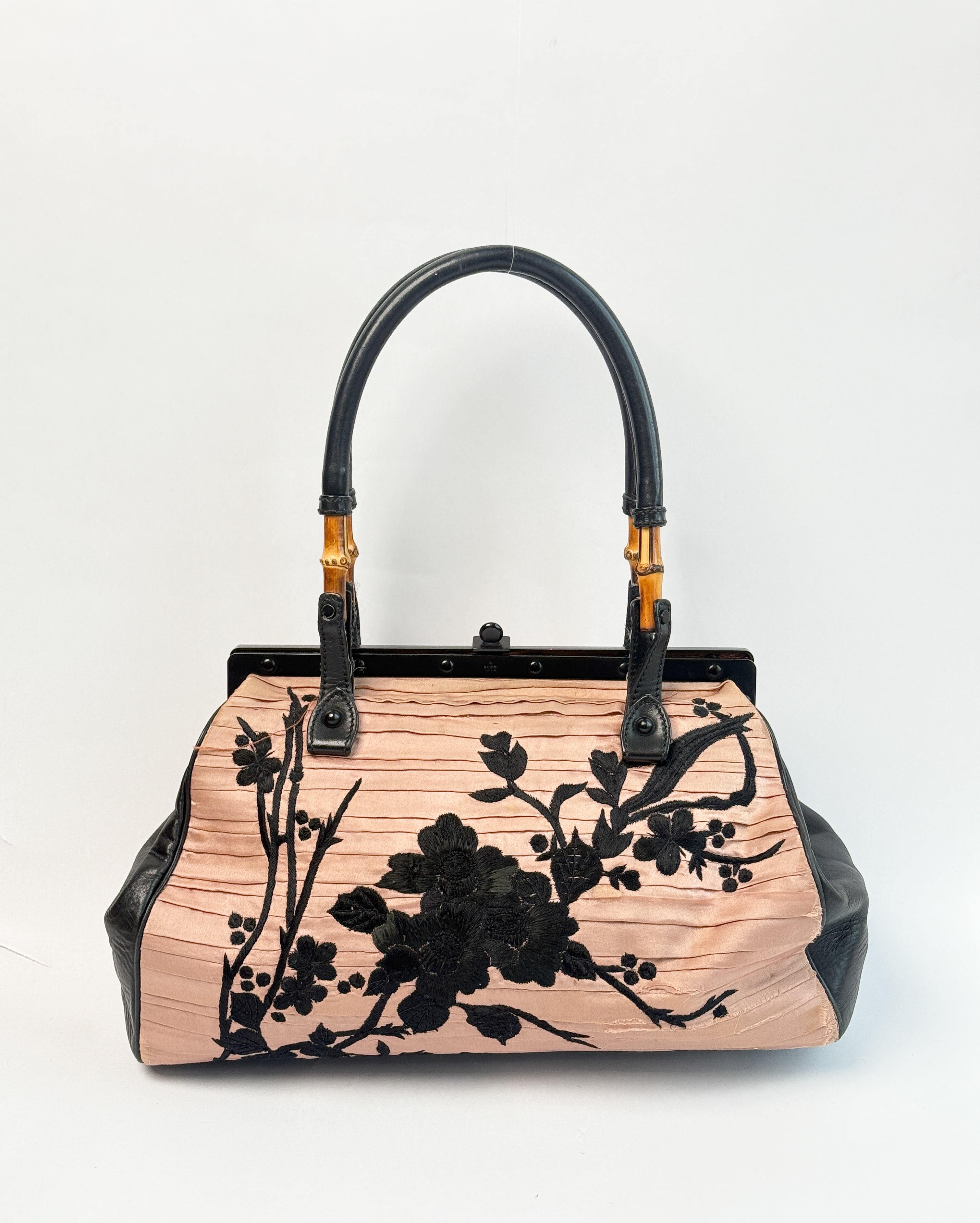 Gucci SS 03 Silk Embroidered Bag