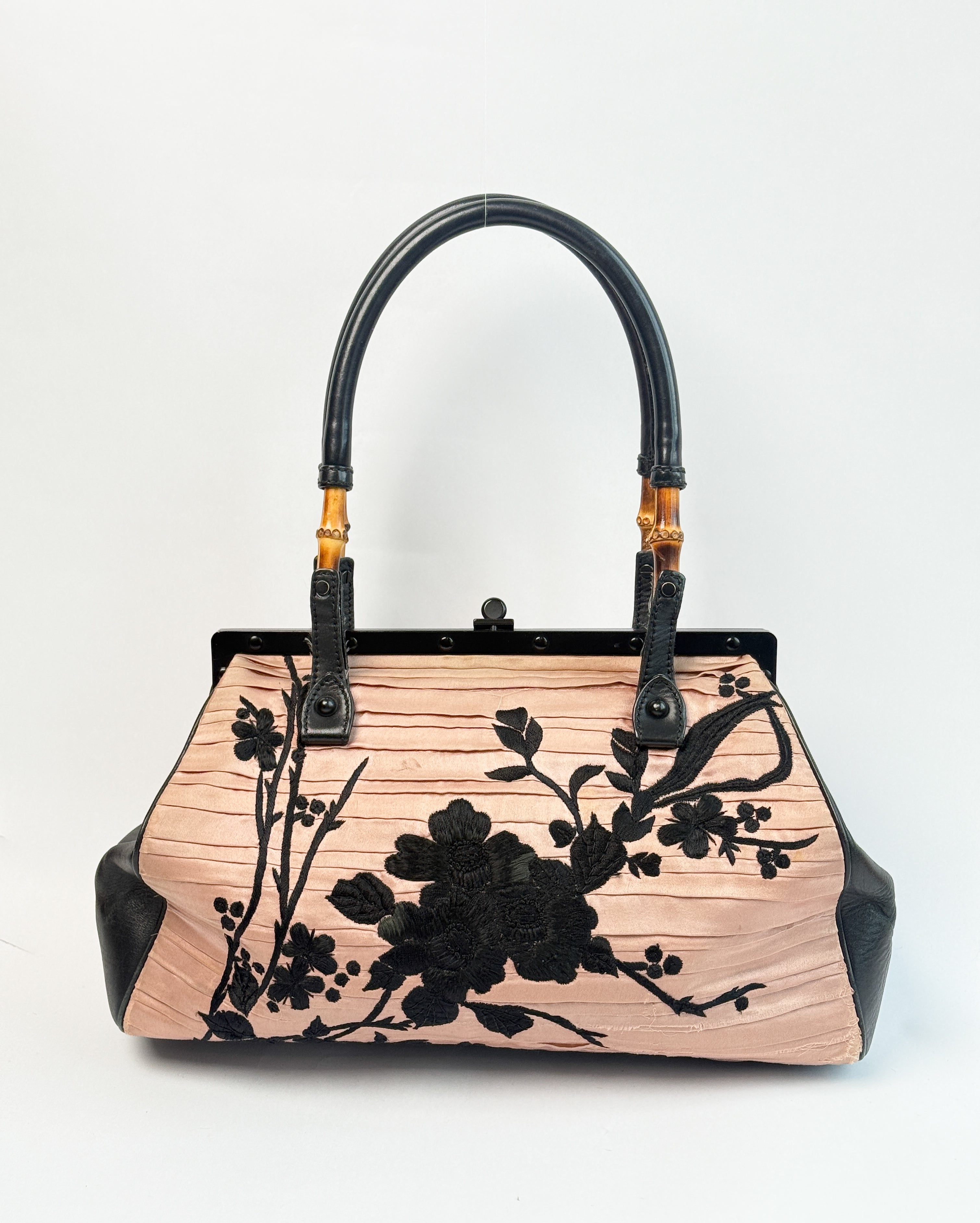 Gucci SS 03 Silk Embroidered Bag