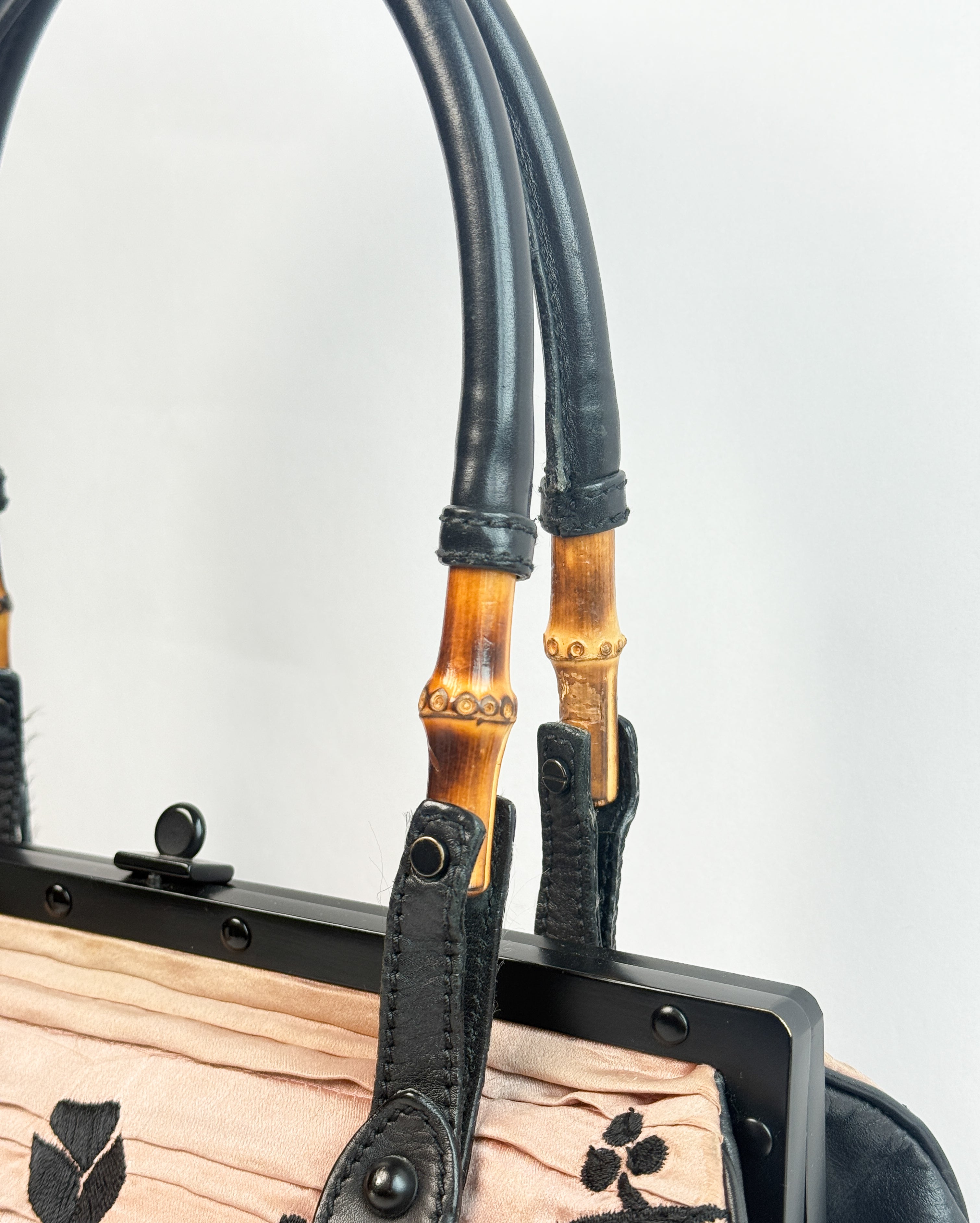 Gucci SS 03 Silk Embroidered Bag