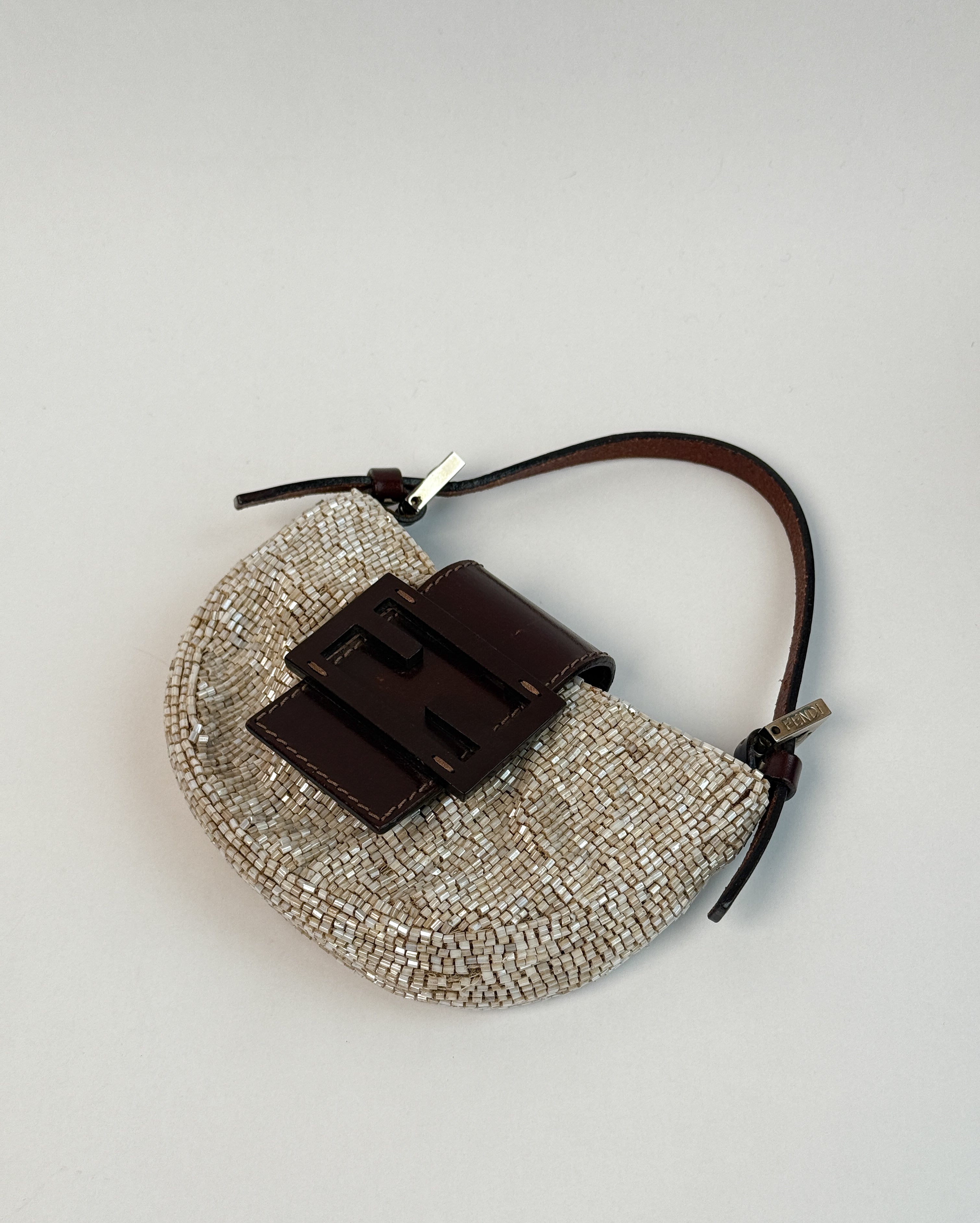 Fendi Beaded Mini Croissant Bag