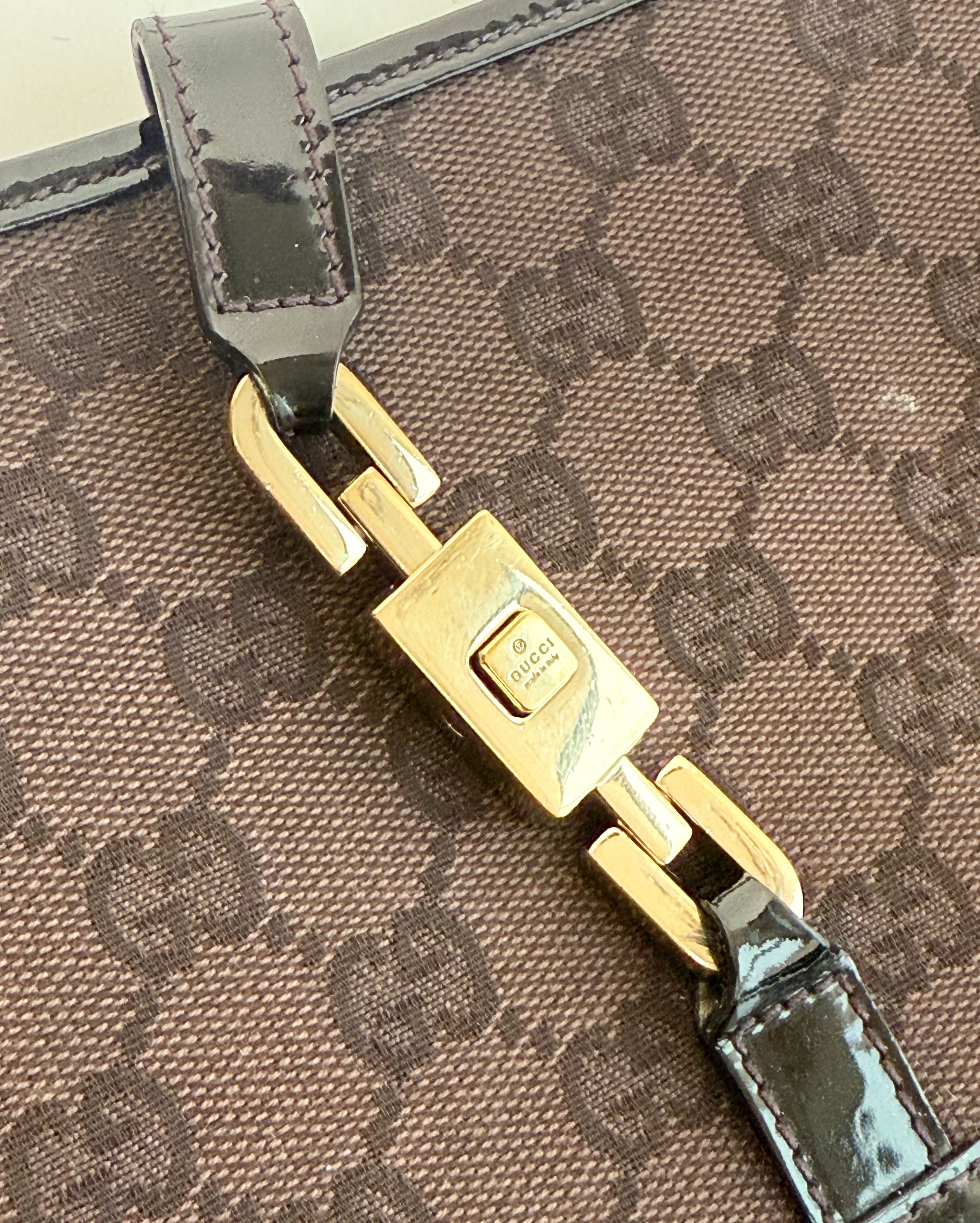 Gucci Monogram Jackie Bag