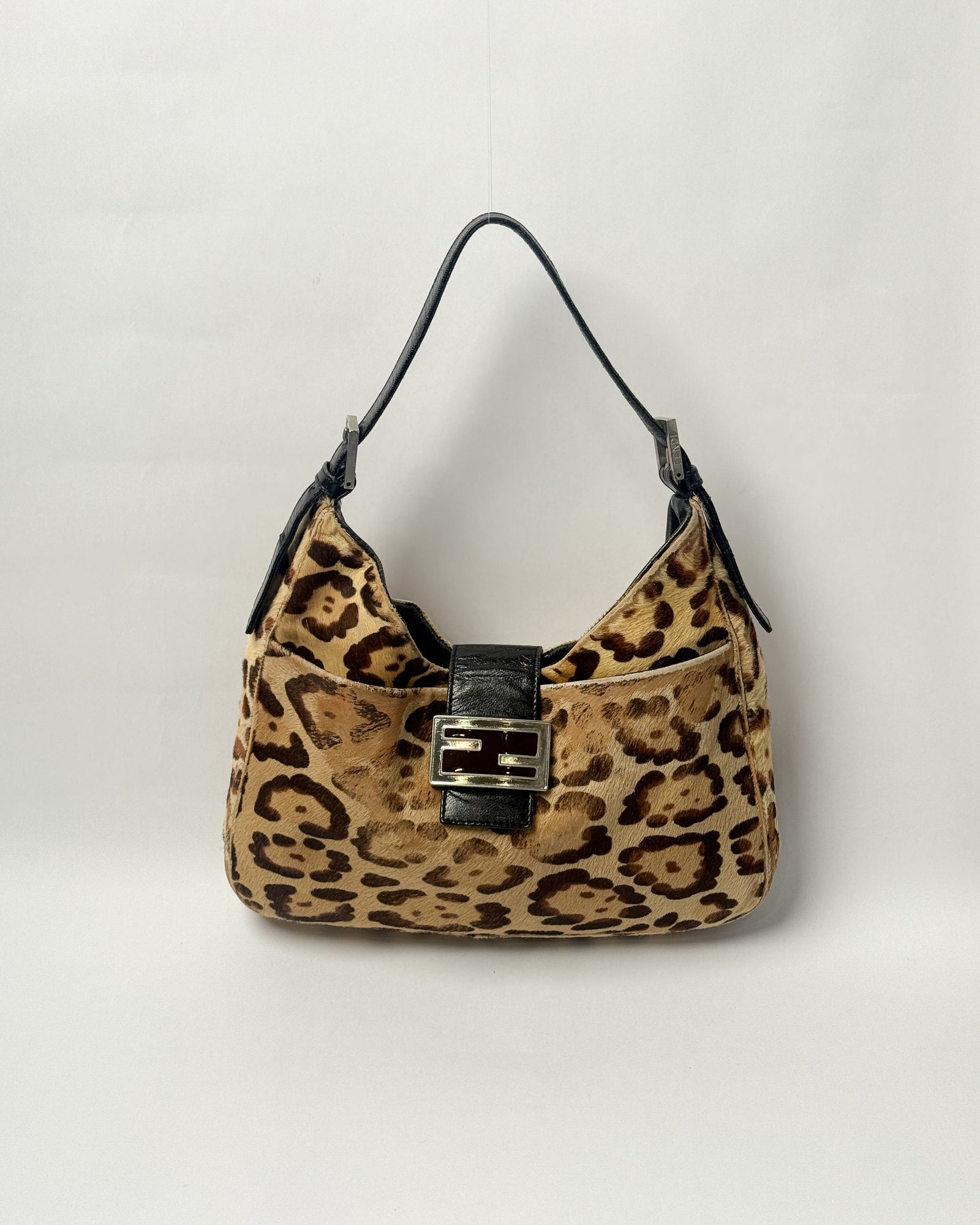 Fendi Leopard Print Mamma Baguette
