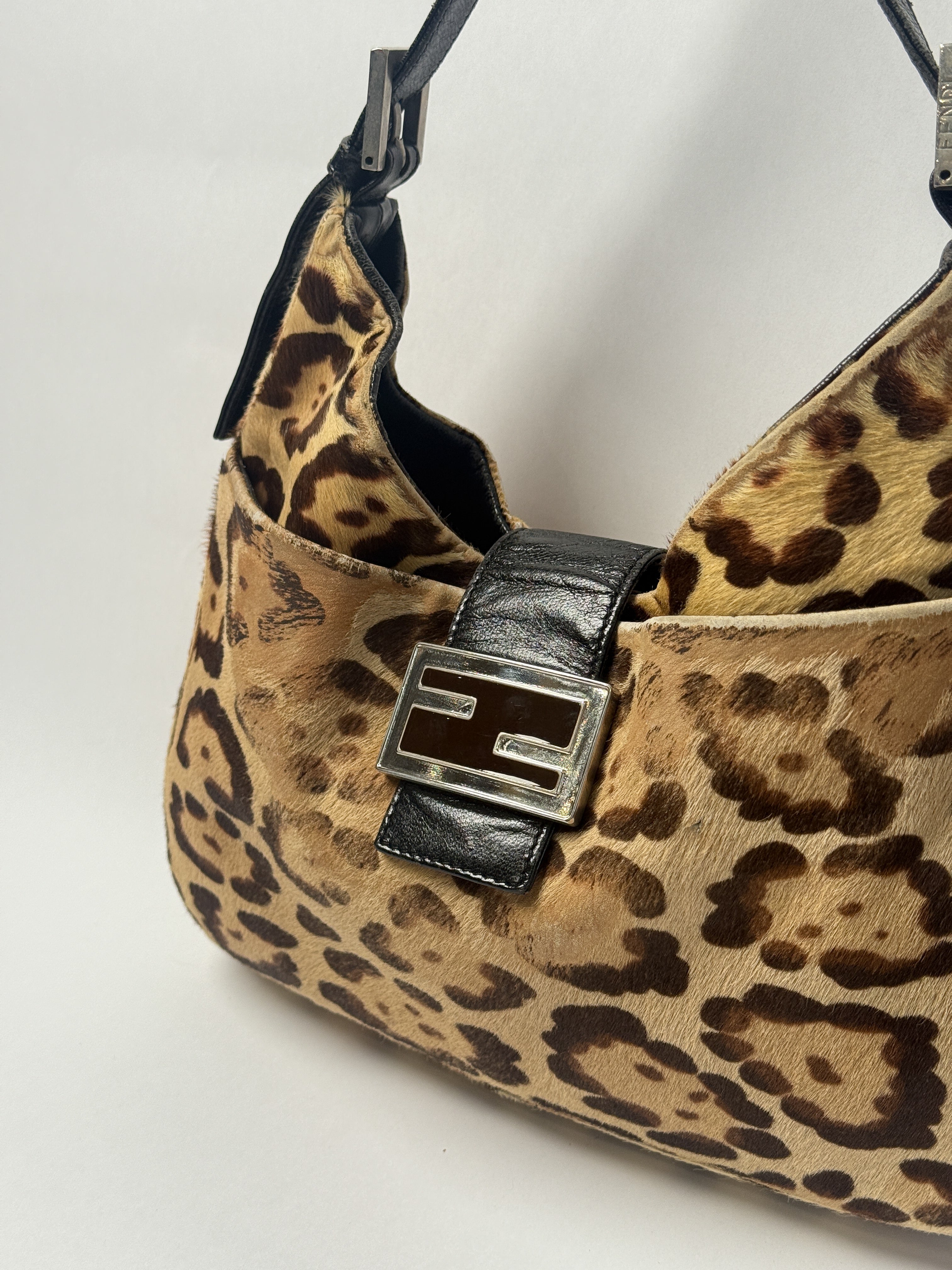 Fendi Leopard Print Mamma Baguette