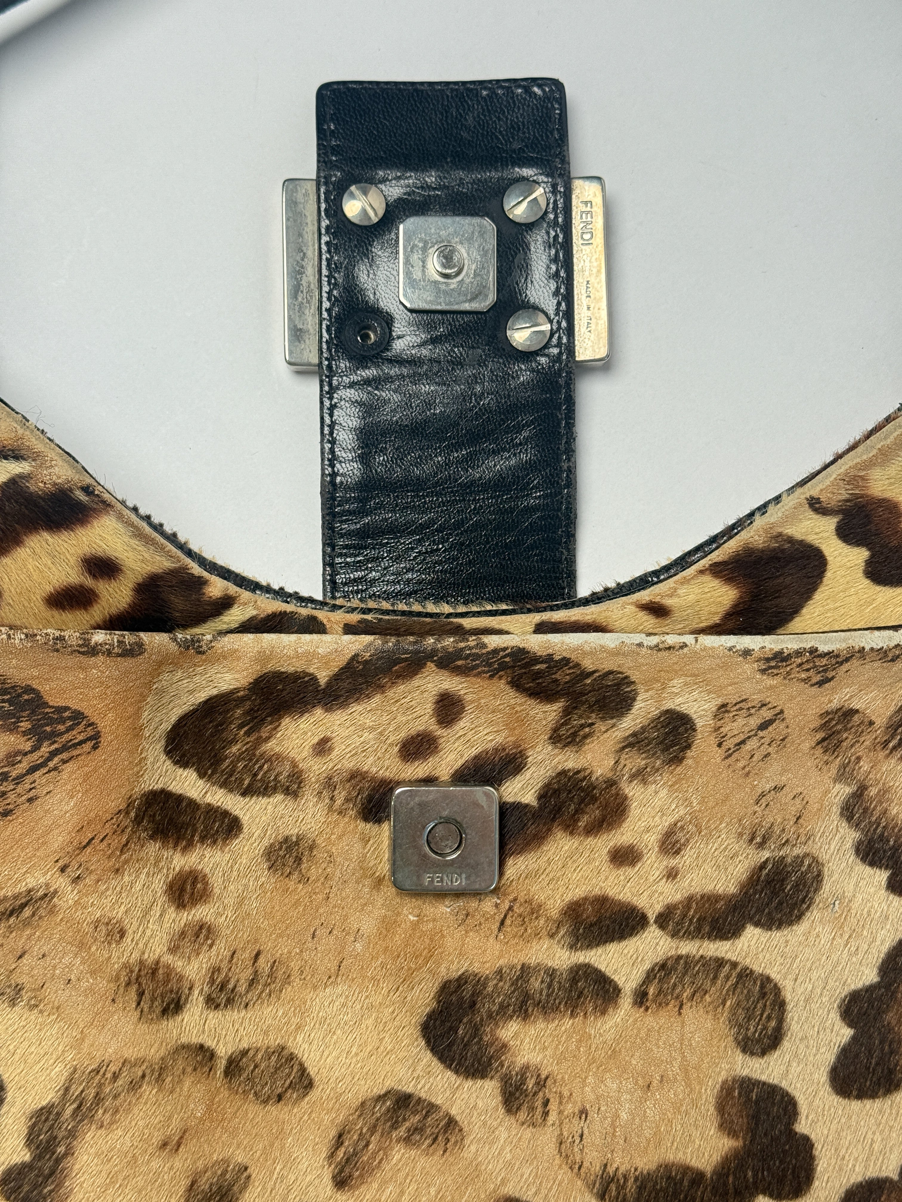 Fendi Leopard Print Mamma Baguette