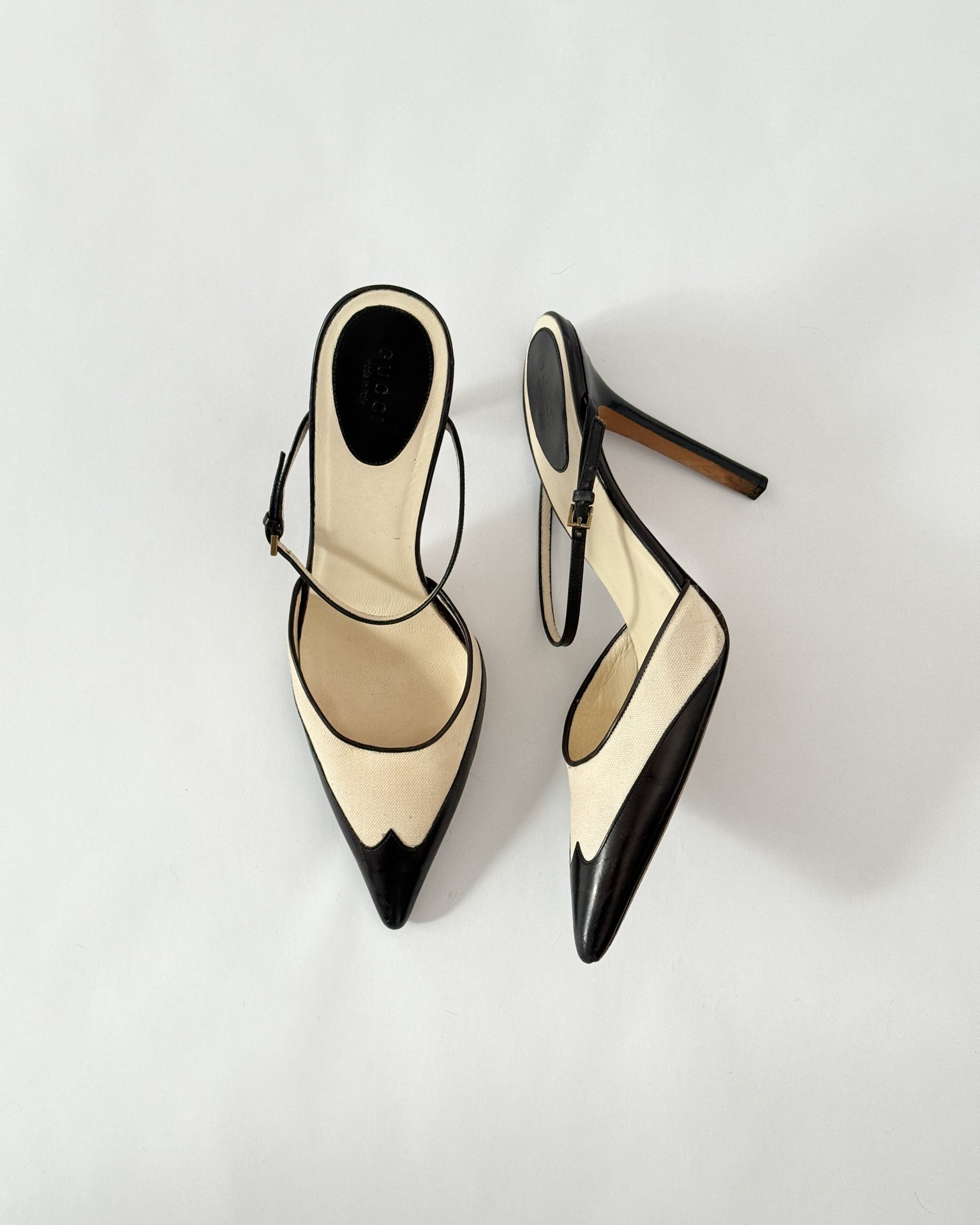 Gucci Western Two Tone Mules • EU40