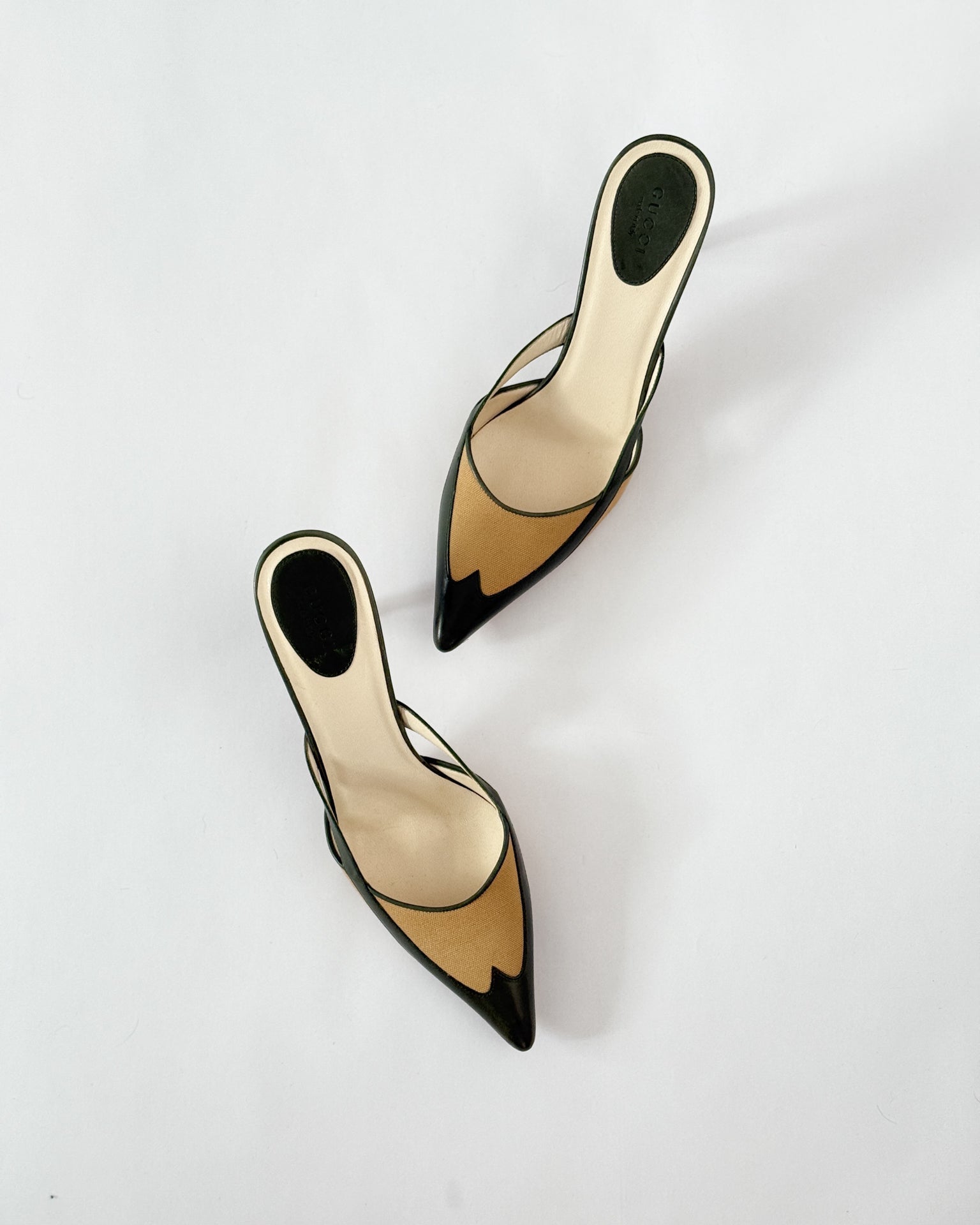 Gucci Two Tone Western Mules • EU37.5