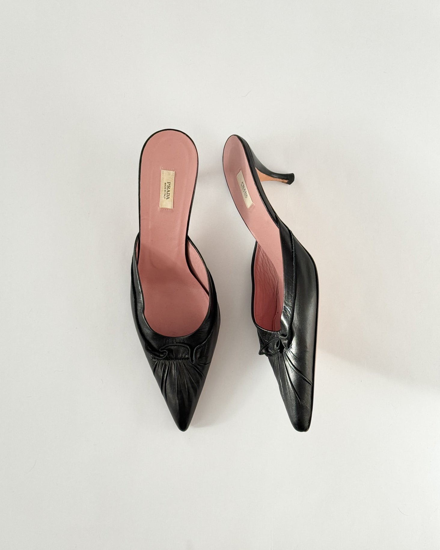Prada Pointed Toe Mules • EU39